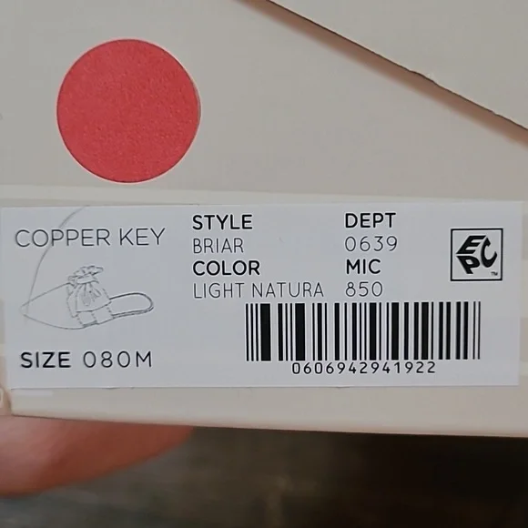 Copper Key Cream Bow Mules With Box - Picture 7 of 7